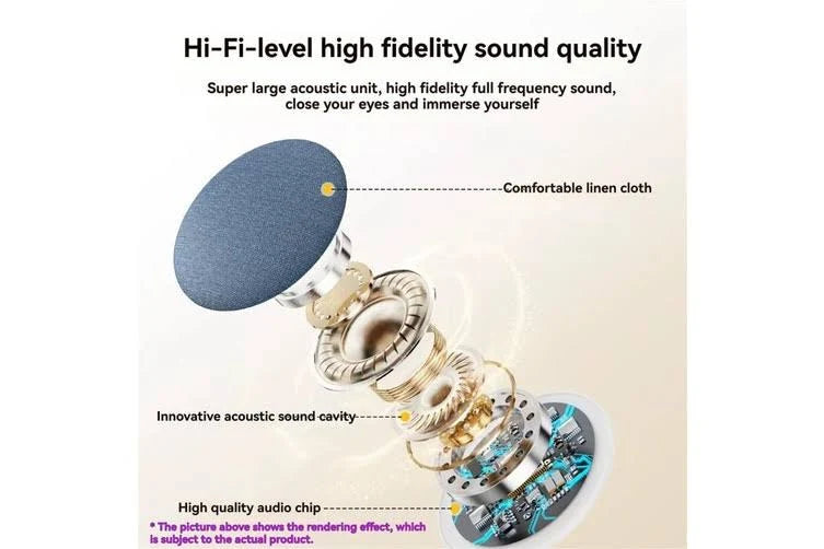 Ultra-Thin Bluetooth Pillow Speaker